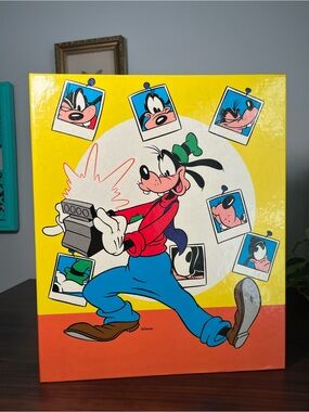 Vintage Disney Goofy Photo Album Mickey & Friends Retro Disney Collectible